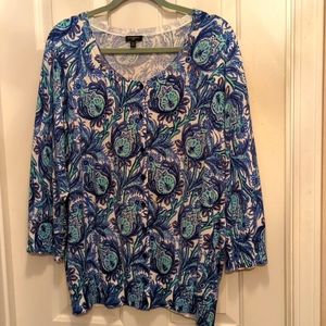 Talbot's cardigan 3x